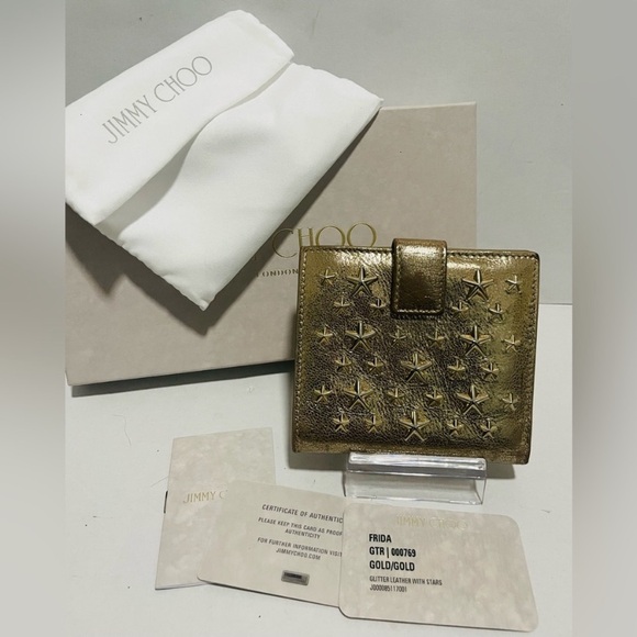 Jimmy Choo Gold Star Full Inclusion Wallet !! - Picture 14 of 14